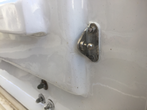 Viking Yachts Sport Cruiser Princess Yachts gas hinge repair