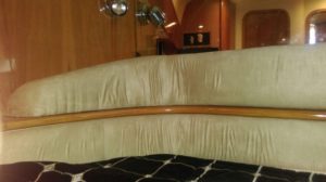 Bolster in master stateroom needs improvement