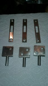 Metal parts duplication and replacement for VIP shower and salon door lock